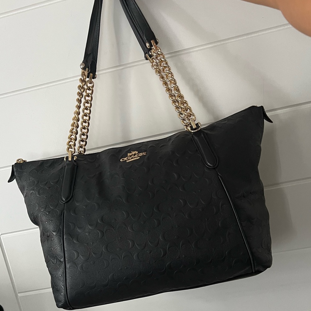 Leather Coach bag